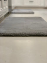 Faux Fur Rug Fabric - Charcoal Gray, 2' X 3' (1 Piece)