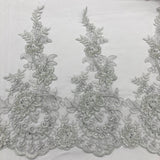 Beaded Corded Lace Trimming 15"