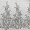 Beaded Corded Lace Trimming 15"