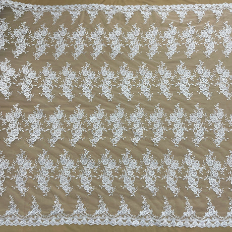 Corded Bridal Lace Fabric 54" Wide