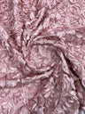 3D Roses On A Mesh Fabric - 54" Width, Color Options (1 Yard)