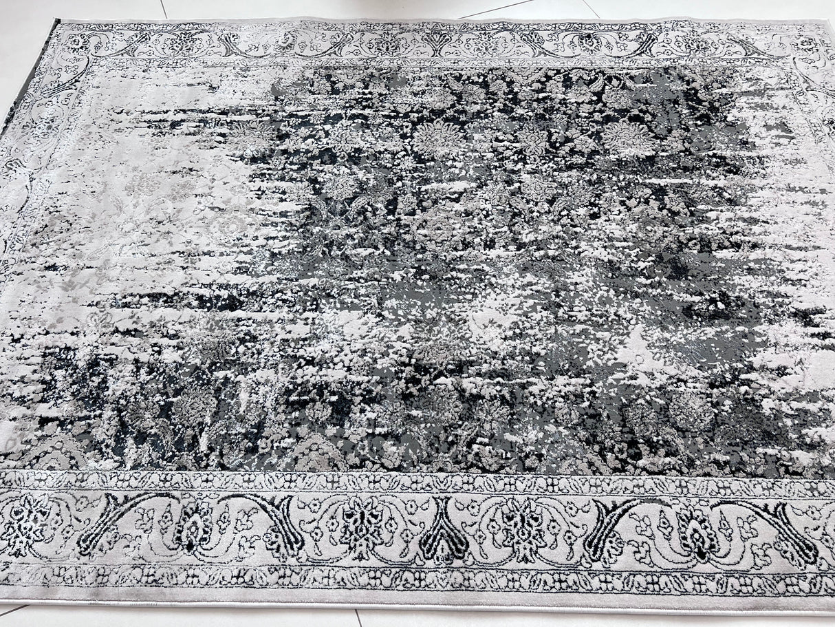 Color-Shifting Foldable Flat Weave Area Rug - 60% Polypropylene 40% Polyester Fabric - Shifting Hues, KV68, 7'9" X 10'2" (1 Rug)
