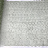Corded Bridal Lace Fabric 54" Polyester Net Mesh