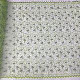 Embroidered Lace Fabric 100% Polyester Net Mesh 54"