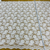 Beaded Corded Floral Lace