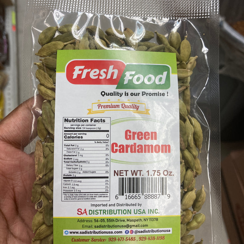 Fresh Food Green Cardamom 7Oz