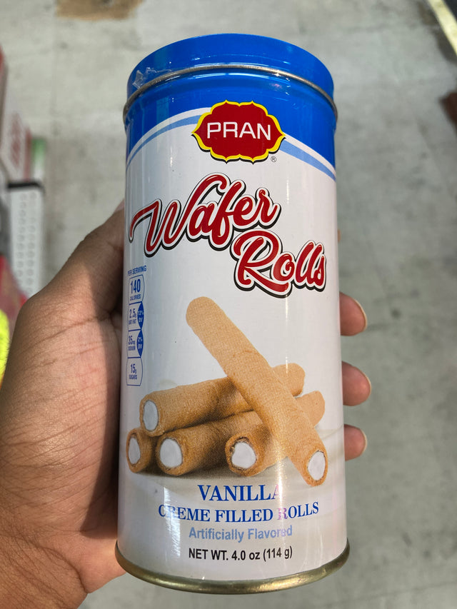 Pran Wafer Rolls Vanilla Flavor