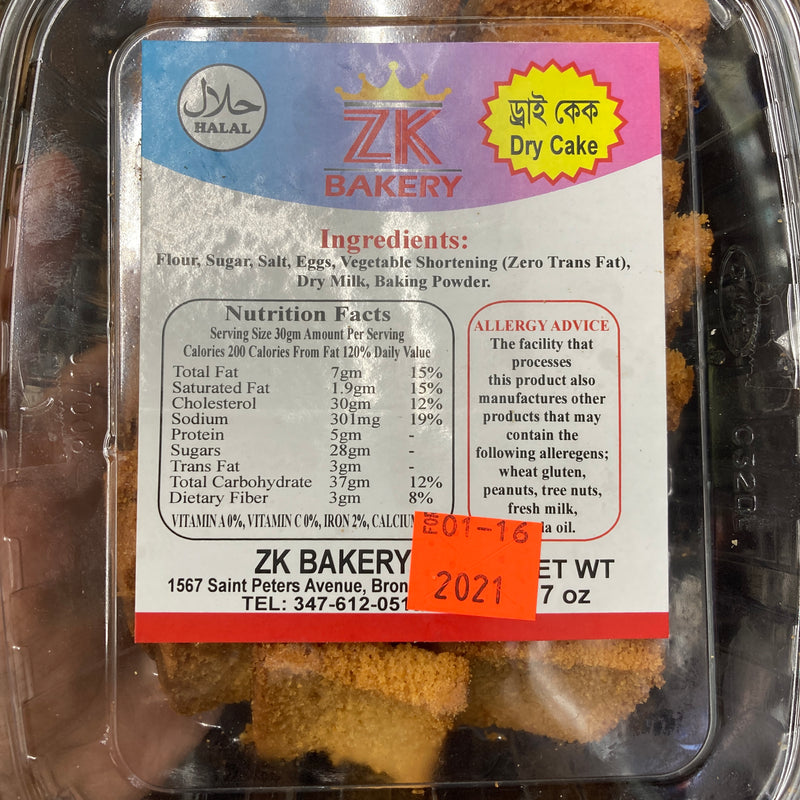 ZK Bakery Dry Cake