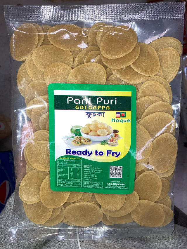 Pani Puri Ready To Fry