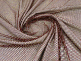 AB Rhinestones On A Fish Net Polyester Fabric - Iridescent Rhinestone Mesh, 1 Yard