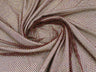 AB Rhinestones On A Fish Net Polyester Fabric - Iridescent Rhinestone Mesh, 1 Yard