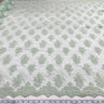 Embroidered Corded Bridal Lace Turquoise