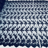 Beaded Corded Lace Fabric 54" Wide