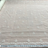 Beaded Embroidered Lace Mesh Fabric