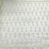 1 Yard Silver Corded Bridal Lace Fabric Embroidered on Polyester Net Mesh for Couture Wedding and Evening Gowns – 54"