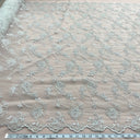 Beaded Corded Bridal Lace Fabric
