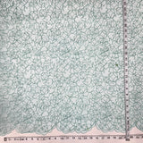 Corded Bridal Lace Fabric Embroidered Net Mesh
