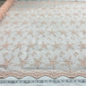 Beaded Lace Fabric Peach Pink