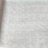 Corded Bridal Lace Fabric Embroidered Net Mesh