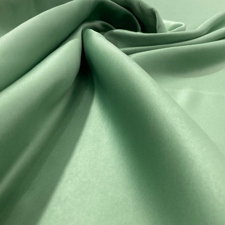 1 Yard Satin Bridal Fabric Black 60" 100 Percent Polyester