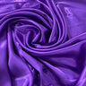 1 Yard Aqua Blue 60" Charmeuse Medium Satin Lining Fabric 100 Percent Polyester