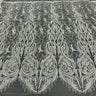Beaded Corded Bridal Lace Fabric