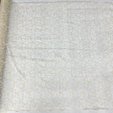 Embroidered Lace Polyester Fabric - Floral Mesh, 52" Width (1 Yard)