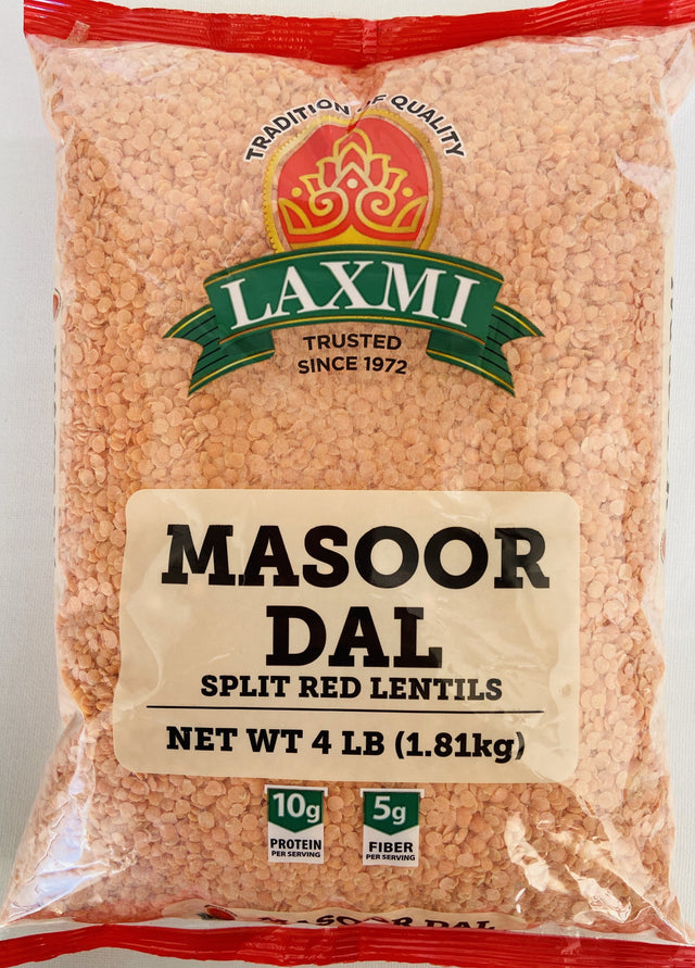Laxmi Masoor Dal Split Red Lentils 4 Lb