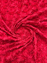 Rosette 3D Satin Polyester Fabric - 3D Rosette Design, 54" Width (1 Yard)