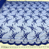 Beaded Lace Fabric on Polyester Net Mesh 54"