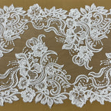 Corded Lace Trimming 15" Wide
