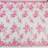 Beaded 3D Floral Lace Fabric