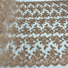Beaded Corded Bridal Lace Fabric 51" Wide