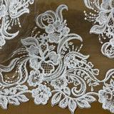 Corded Lace Trimming 15" Wide