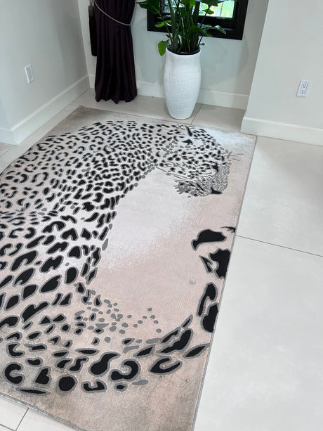 DEV310 Area Rug - Shifting Hues, 60% Polypropylene 40% Polyester, 5' 4" X 7' 8" (1 Piece)