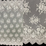 Embroidered Chantilly Lace Black