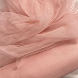 1 Yard 2 Way Stretch Nylon Net Mesh Fabric | 60" Width | Lightweight Sheer Mesh for Gowns, Dancewear & Costumes