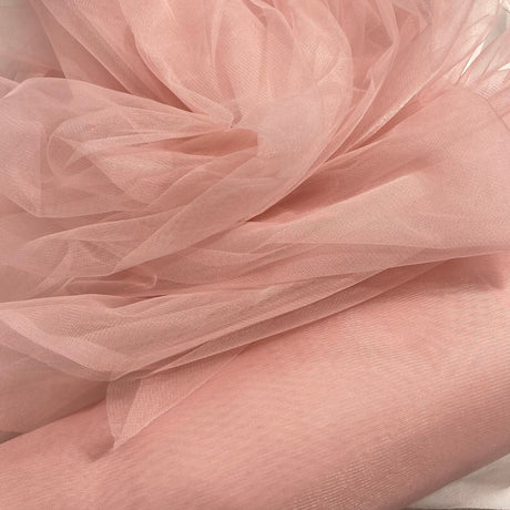 1 Yard 2 Way Stretch Nylon Net Mesh Fabric | 60" Width | Lightweight Sheer Mesh for Gowns, Dancewear & Costumes