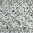 3D Floral Beaded Lace Mesh