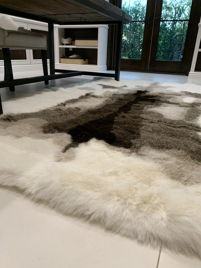 Renne Collection Faux Fur Fabric - Reindeer, 5' X 8' (1 Piece)