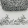 Beaded Corded Lace Trimming 4"