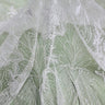 Beaded Lace Fabric on Polyester Net Mesh