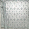 Corded Bridal Lace Fabric on Polyester Net Mesh