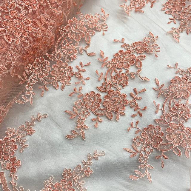 Corded Bridal Lace Fabric 54" Wide