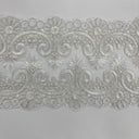 Corded Embroidered Lace Trim