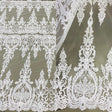Corded Bridal Lace Fabric 52" Wide