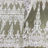 Corded Bridal Lace Fabric 52" Wide