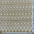 Embroidered Lace Fabric Ivory Mesh