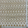 Embroidered Lace Fabric Ivory Mesh
