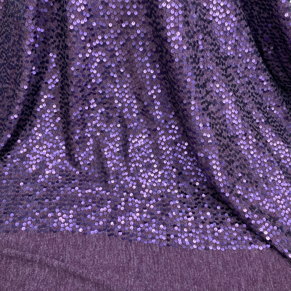 Sequined Polyester Jersey Net Mesh Fabric 4-Way Stretch